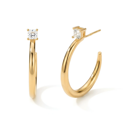 Chunky Hoop Earrings