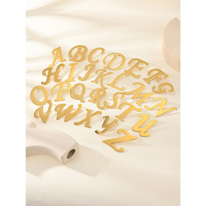 Initial Stud Earrings
