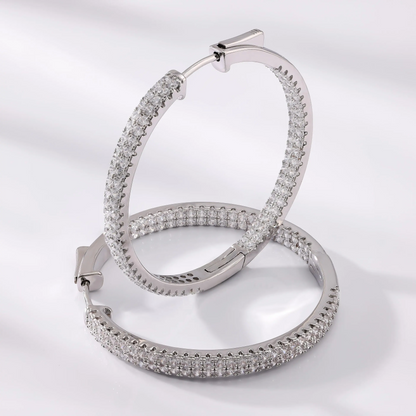 Inside Out Zirconia Earrings