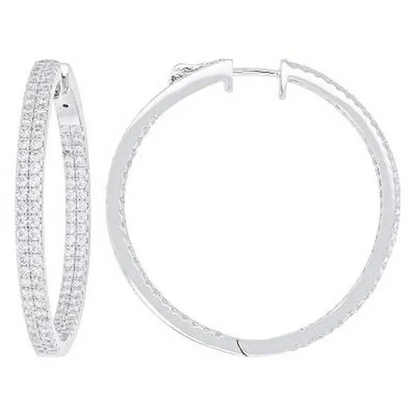 Inside Out Zirconia Earrings