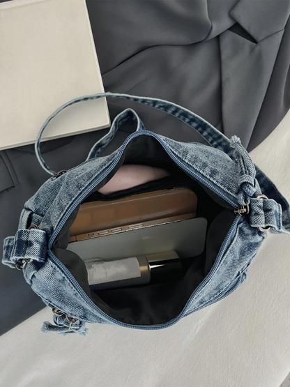 Cherry Denim Bag