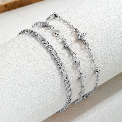 Three Layer Starlight Anklet