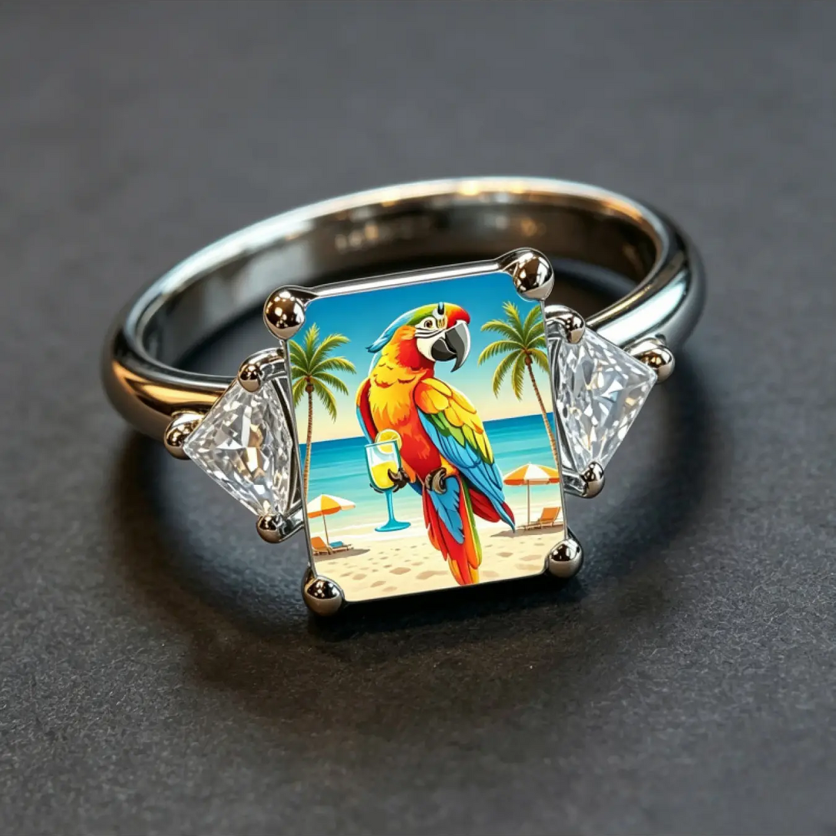 Macaw Statement Ring