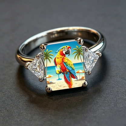 Macaw Statement Ring