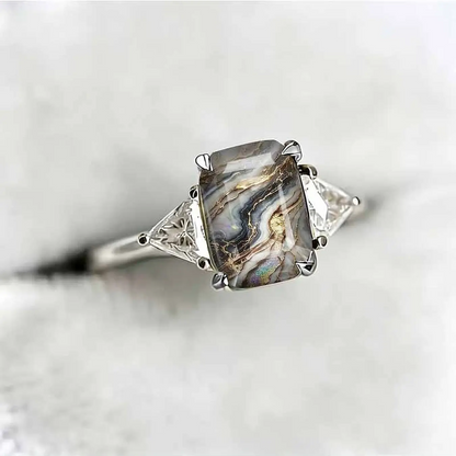 Flowing Water Statement Ring