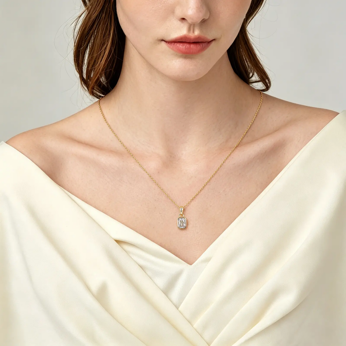 Cross Birthstone Necklace