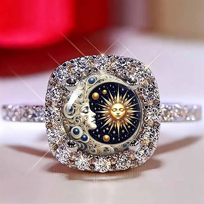 Celestial Eye Rhinestone Ring