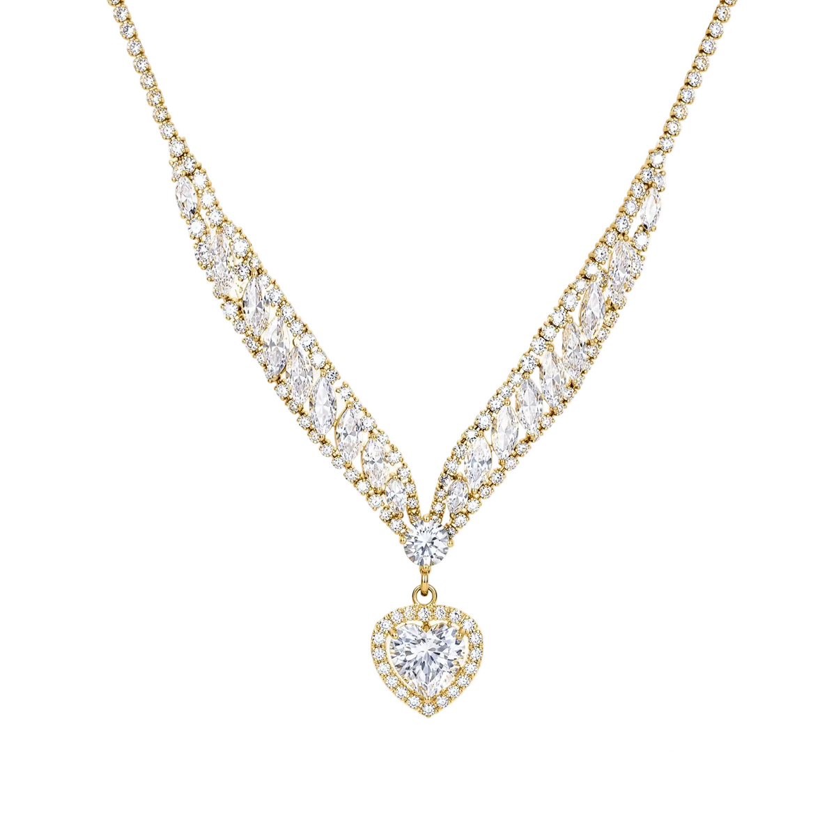Sparkly Heart Necklace