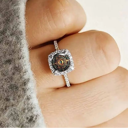 All Seeing Eye Pave Ring