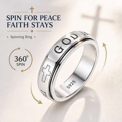 God Is Faith Cross Ring