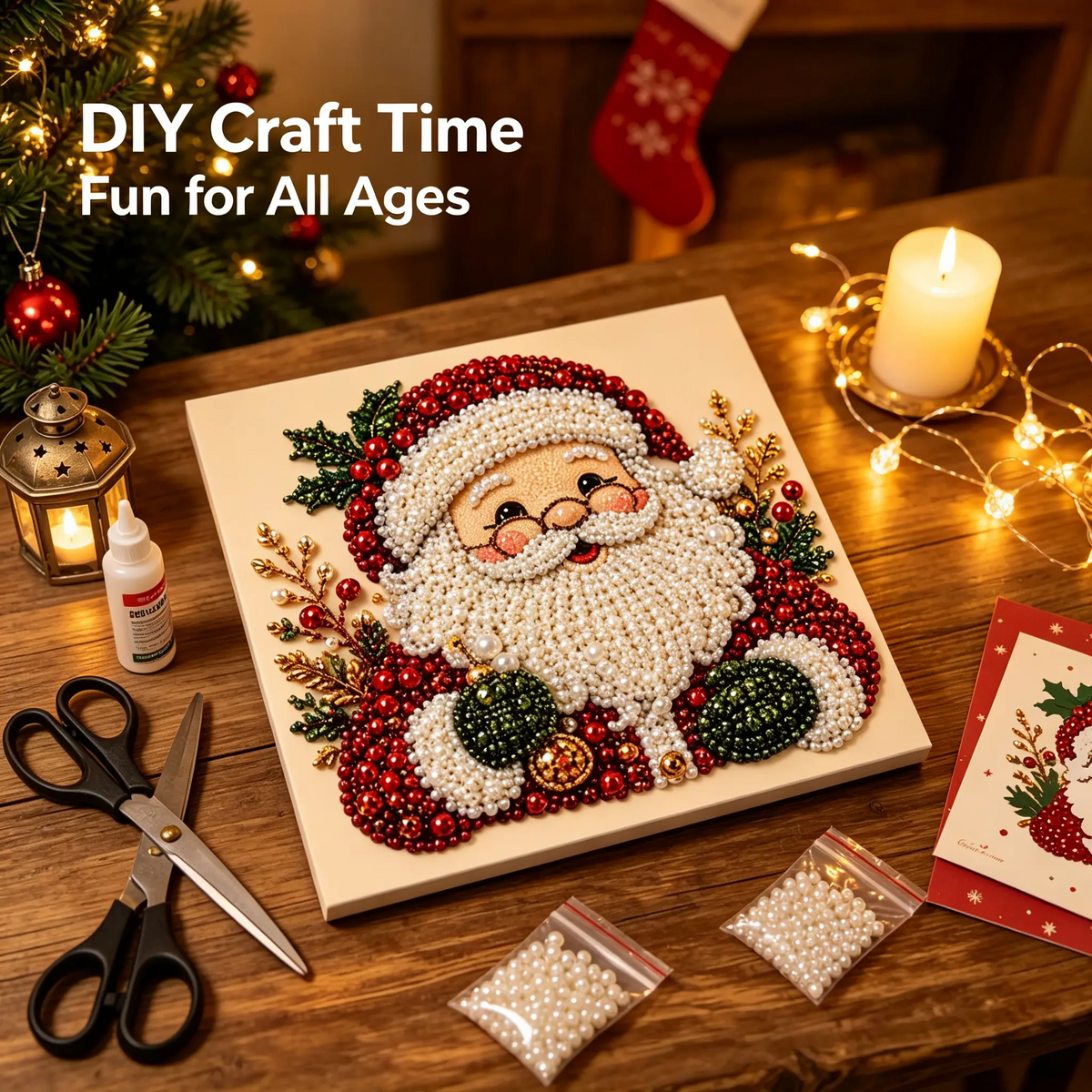 Beaded Pearl Diamond Art Kit