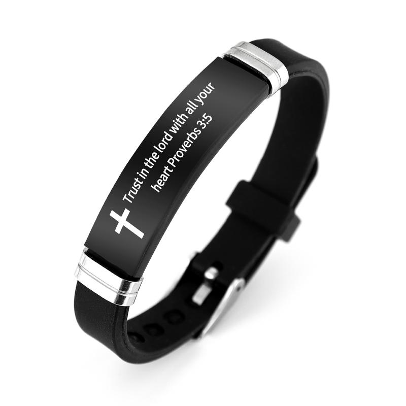 Inspirational Cross Bracelet
