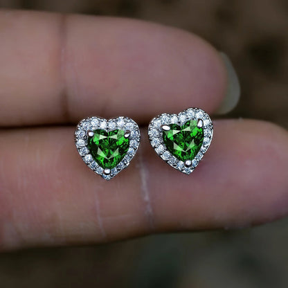Heart Shaped Colorful Earrings